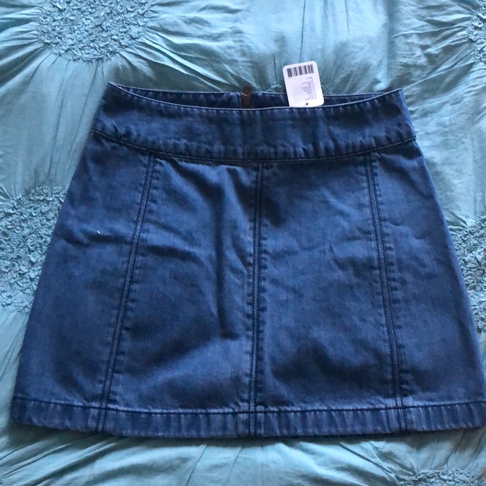 Denim Free People Skirt (Tag on it)